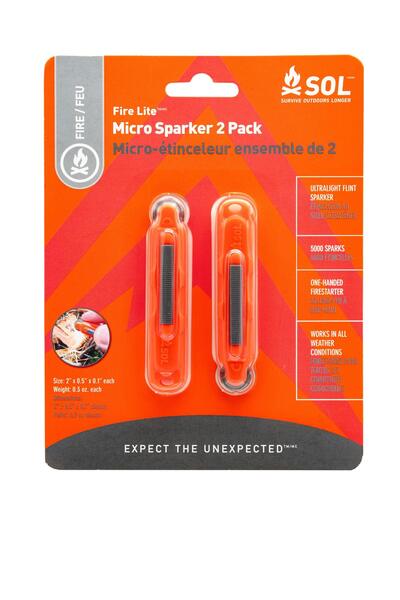 SOL Fire Lite Micro Sparker - 2-Pack