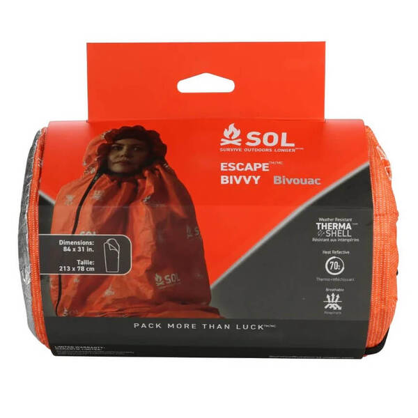 SOL Escape Bivvy With Hood - Orange