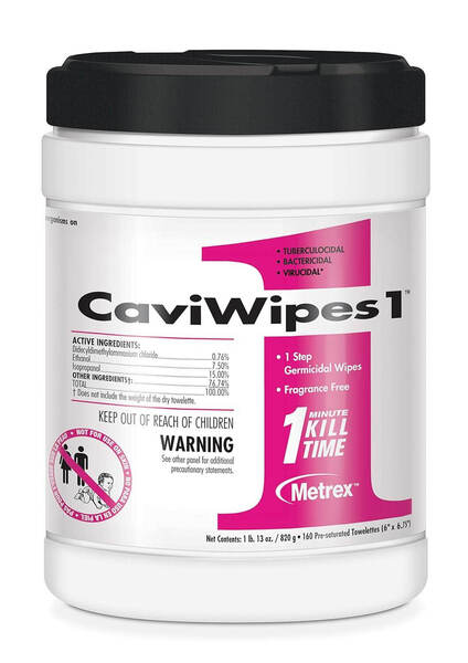 Metrex CaviWipes 1 Surface Disinfectant
