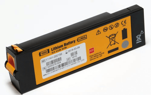 Physio Control LIFEPAK 1000 - Non-Rechargeable Lithium Battery