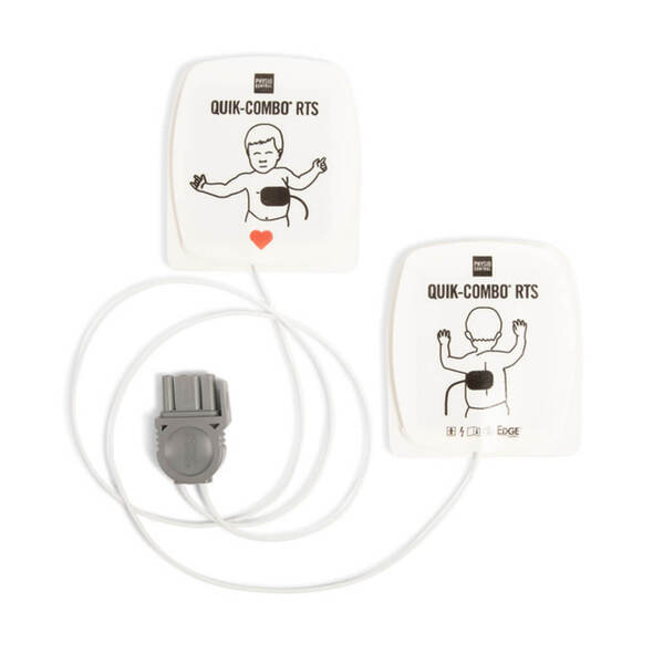 EDGE RTS (Radiotransparent) Electrodes with QUIK-COMBO Connector - Pediatric