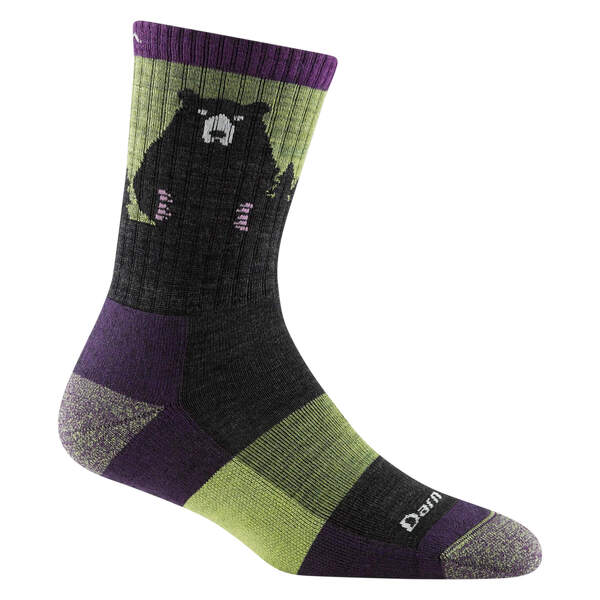 Darn Tough Women's Bear Town Micro Crew Lightweight Hiking Sock - Style 1970 1 Pair