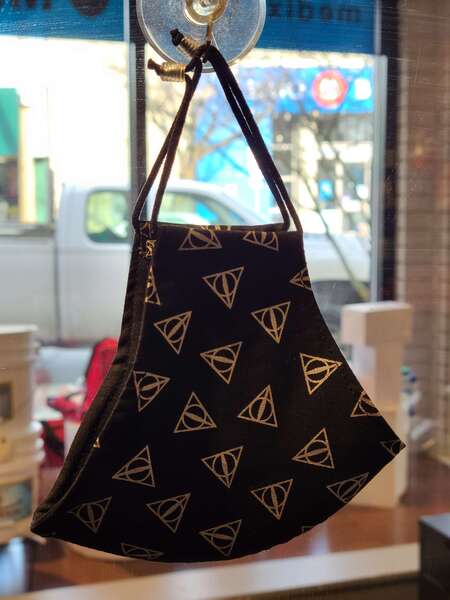 Fabric Hand Sewn Mask - Pop Culture/Outer Geek