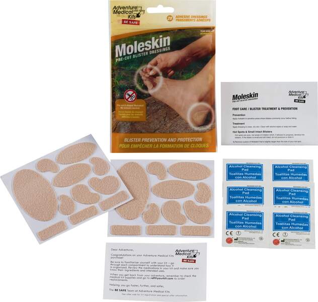Adventure Medical Kits Moleskin - Pre-cut and Shaped Blister Dressings Kit