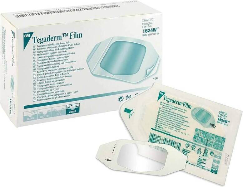 3M Tegaderm Transparent Film Dressing - 6 x 7 cm