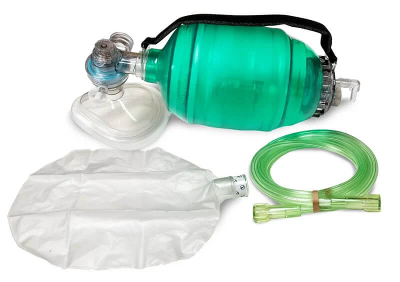 Med-Rescuer Bag Valve Mask (BVM) Resuscitator - Disposable