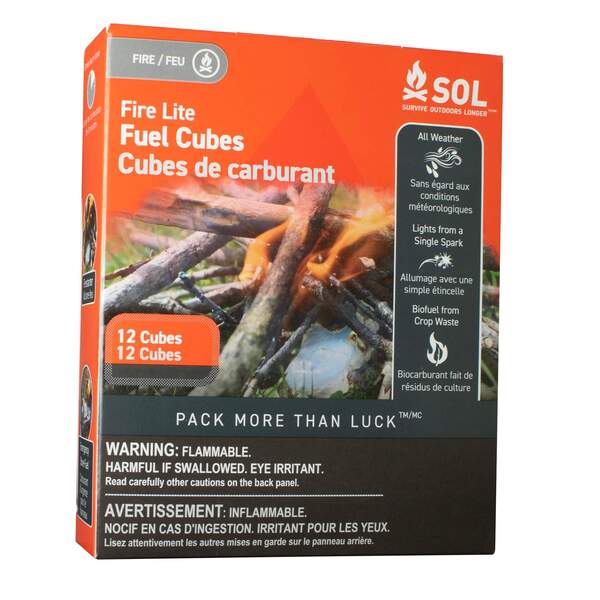 SOL Fire Lite Fuel Cubes - 12-Pack