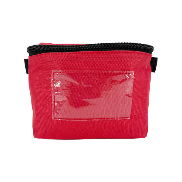 Bag Only - Red Nylon Blank With Card Slot - Personal Size