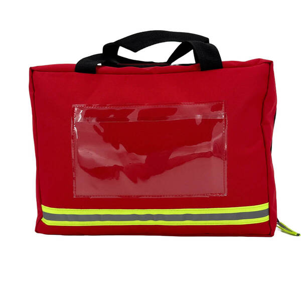 Bag Only - Red Polyester Blank With Large Card Slot