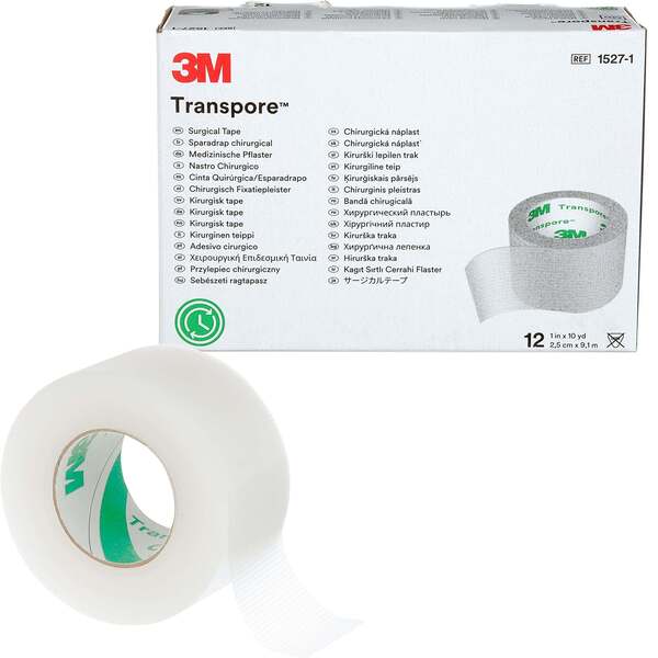 Adhesive Tape - 3M Transpore 1" x 10YD