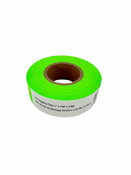 Surveyor's Flagging Tape Fluorescent 4 Mil