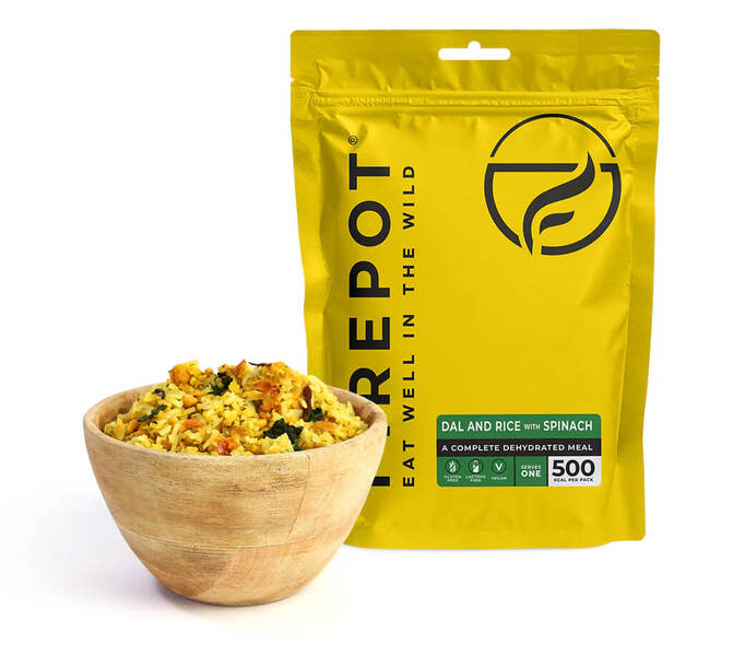 Firepot Dal and Rice With Spinach 200g
