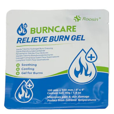 Roosin BurnCare Sterile Gel Dressing - 4" x 4"