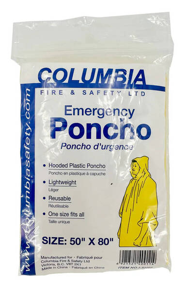 Columbia Emergency Poncho - Adult