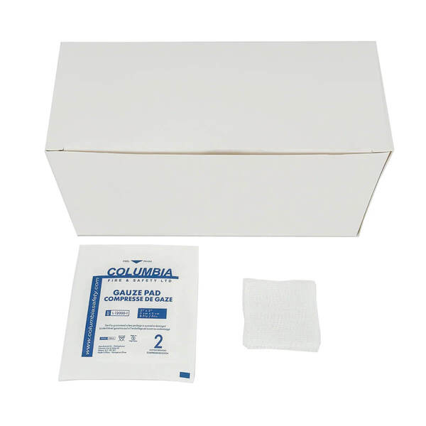 Columbia Gauze Pads 8-Ply Sterile - 2" x 2" 100BX