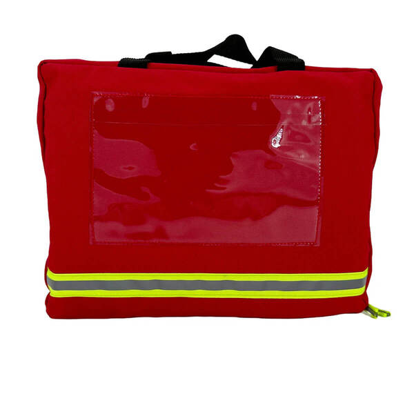 Bag Only - Red Nylon Blank With Large Card Slot