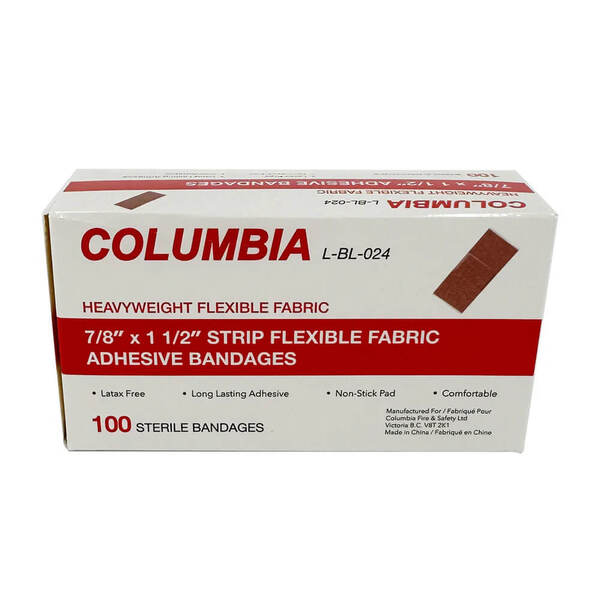 Adhesive Bandage - Columbia Heavyweight Fabric Strip Small
