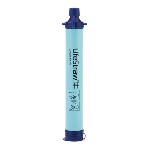 LifeStraw Original Personal Water Filter Straw - Mountain Blue