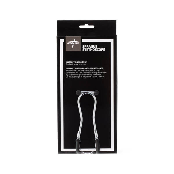 Medline Sprague Rappaport Stethoscope Black
