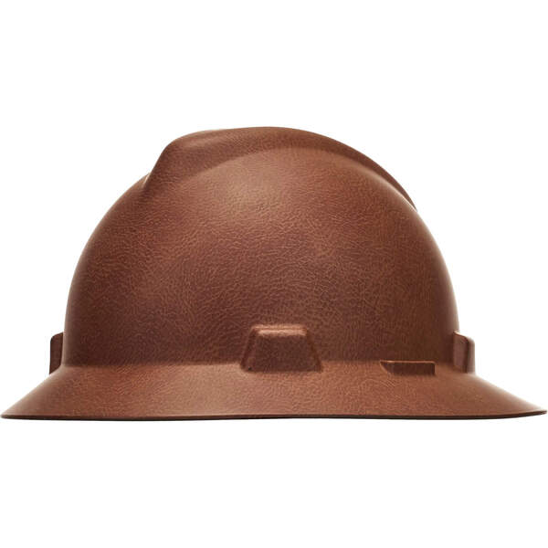 MSA V-Gard Hydro Dip Hard Hat With Fas-Trac III Suspension - Full Brim