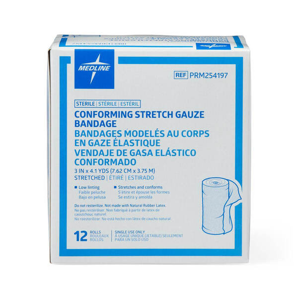 Medline Conform Bandage Sterile - 3"