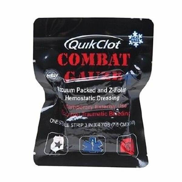 QuikClot Combat Gauze X-Ray Detectable 3" X 4YD