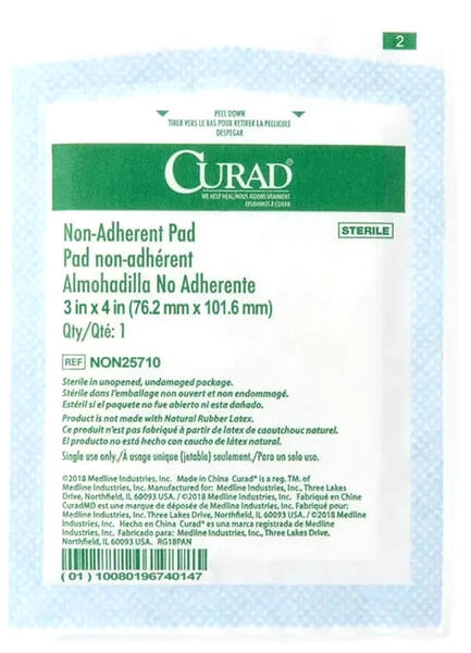Non-Adherent Pad 3" x 4" Kit Refill 8-Pack