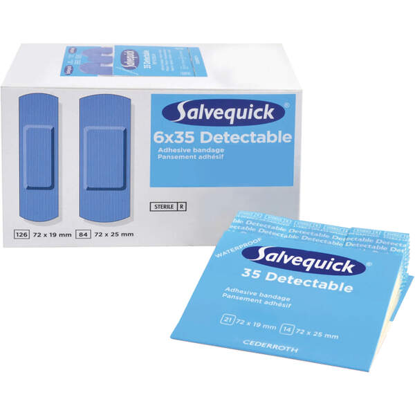 Salvequick Sterile Bandage Dispensing System Refills - Assorted Metal Detectable