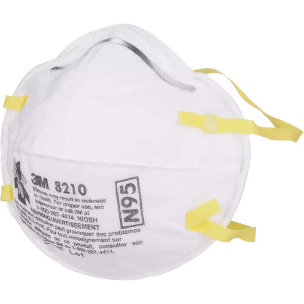 3M N95 Particulate Respirators - Model 8210 20-Pack