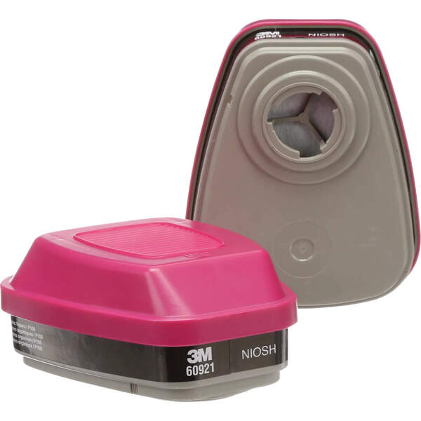 3M Respirator Organic Vapour P100 Cartridge - Model 60921 2-pack