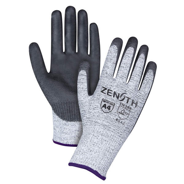 Zenith Seamless Stretch Cut-Resistant Polyurethane Coated Gloves - 1 Pair
