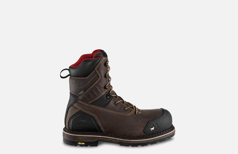 Irish Setter 83882 Edgerton XD Men's 8" Waterproof Leather Puncture Resistant Safety Toe Boot