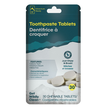 Adventure Ready Toothpaste Tablets - 30-Pack