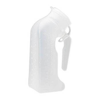Urinal With Cover Translucent - Male