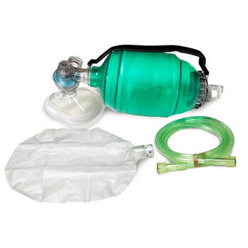 Med-Rescuer Bag Valve Mask (BVM) Resuscitator - Disposable