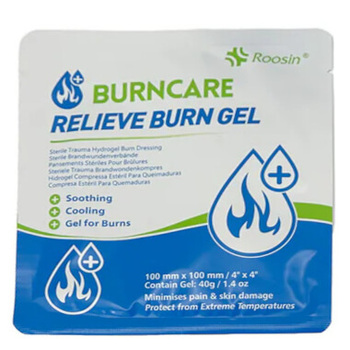 Roosin BurnCare Sterile Gel Dressing - 4