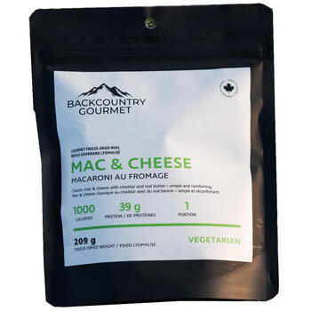 Backcountry Gourmet Mac & Cheese (Vegetarian)