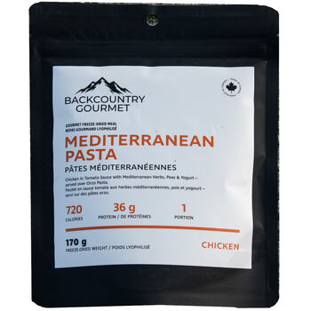 Backcountry Gourmet Mediterranean Pasta (Chicken)