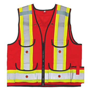Viking Surveyor Safety Vest - All-Trades 1000D Model 4915R