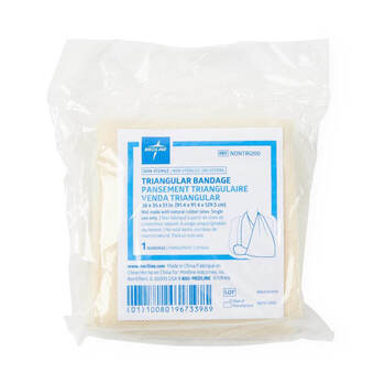 Medline Triangular Bandage With Safety Pins