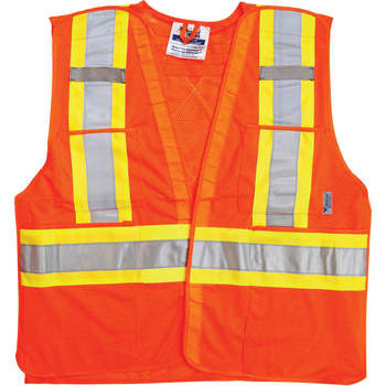 Viking 5-Point Tear Away Safety Vest - Mesh Model 6125