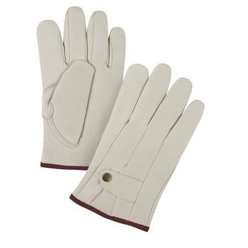 Zenith Premium Ropers Grain Cowhide Leather Gloves - 1 Pair