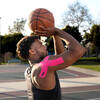 in use on shoulder while playing basketball