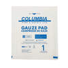 Single gauze pad in packaging