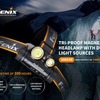 tri-proof magnesium headlamp with dual light sources