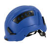 blue hard hat