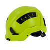 hi-vis green hard hat