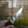 desert knife in hand