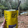 eating in the woods
