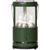Forest Green front, candles lit